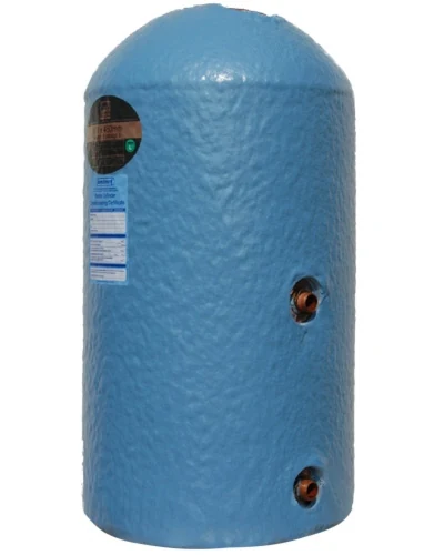 Traditional gravity-fed hot water cylinder